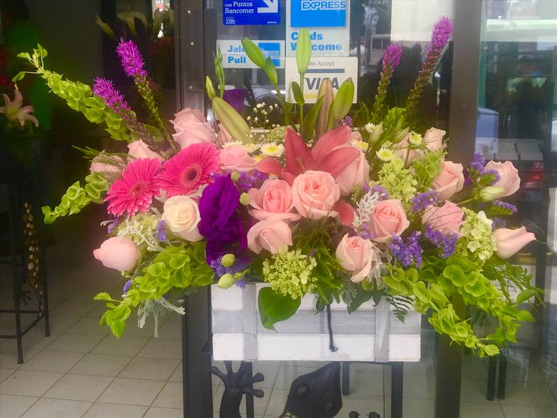 Canasta floral